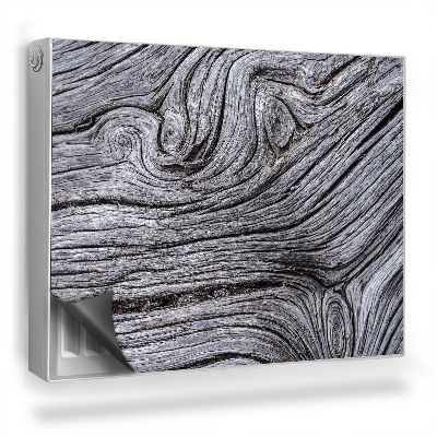 Dekoračný magnet na radiátor Detail starého dreva, uzlov a krúžkov