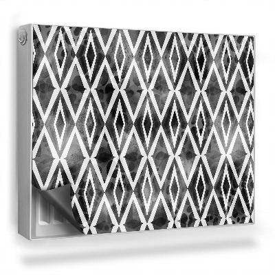 Magnetický kryt na radiátor Geometrický kosoštvorcový vzor