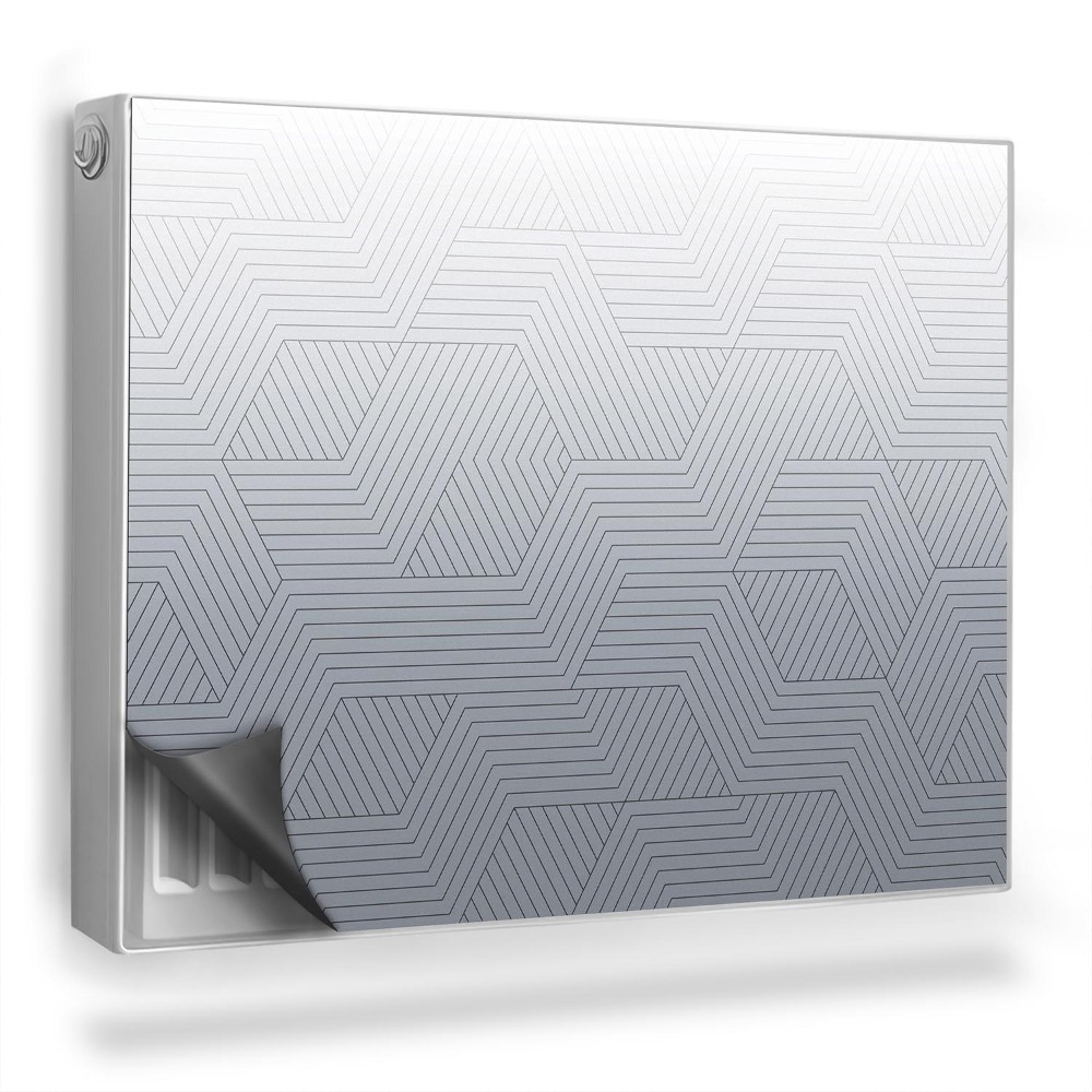 Dekoračný magnet na radiátor Abstraktný lineárny vzor, tónový prechod