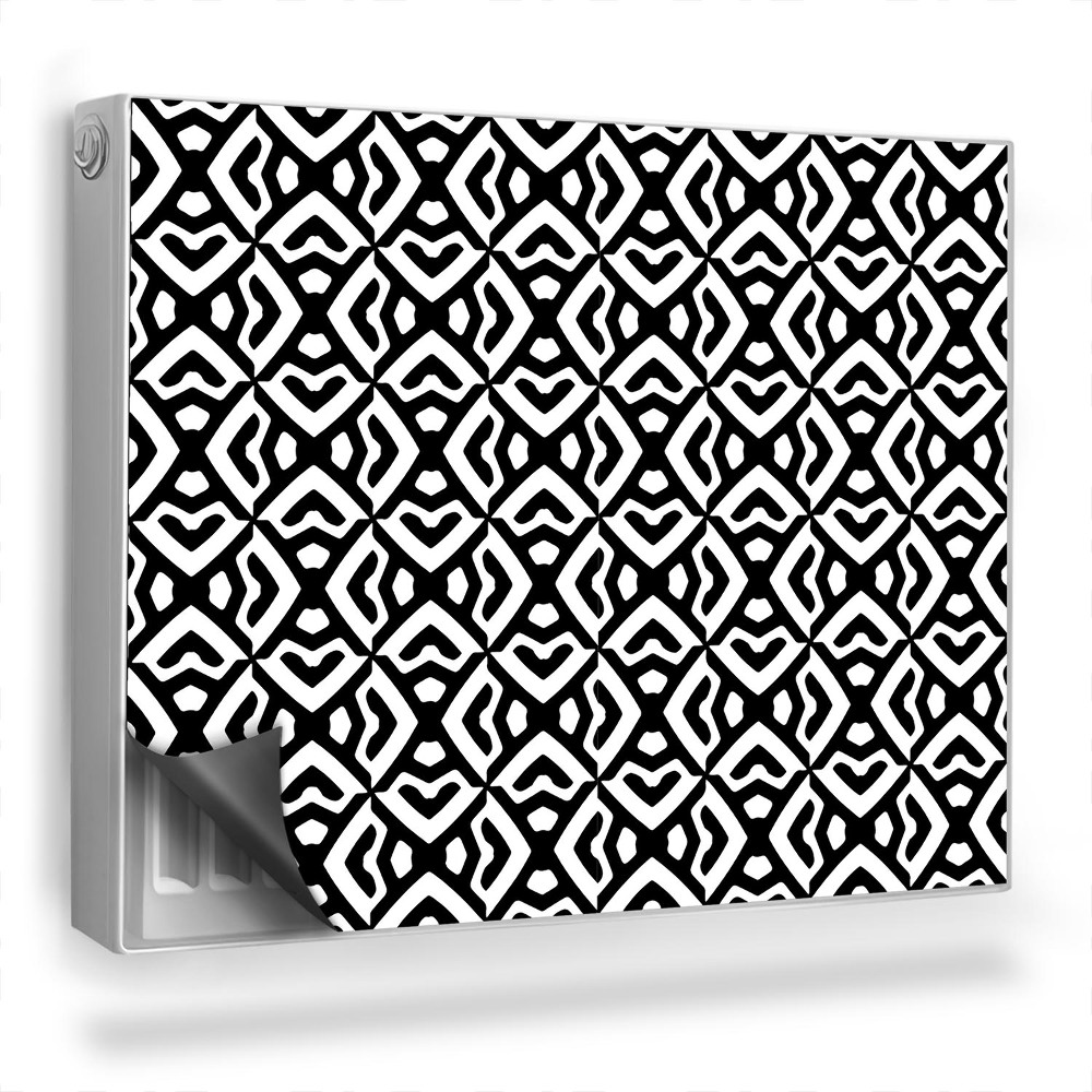 Dekoračný magnetický kryt na radiátor Mozaika s pravidelným geometrickým vzorom