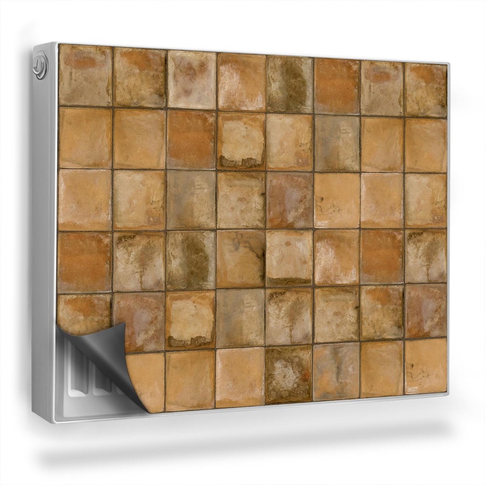 Dekoračný magnet na radiátor Staré dlaždice so stopami zničenia