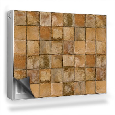 Dekoračný magnet na radiátor Staré dlaždice so stopami zničenia