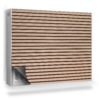 Dekoračný magnet na radiátor Ľahké prírodné drevené lamely, rovné