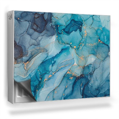 Dekoračný magnet na radiátor Akvarelové škvrny, morské farby