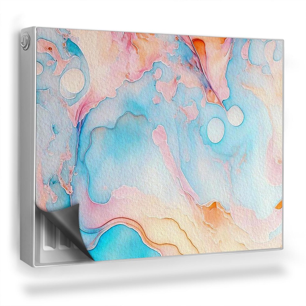 Magnetický kryt na radiátor Farebné akvarelové škvrny na papieri