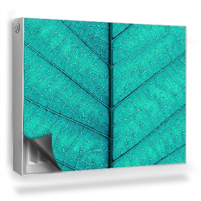 Dekoračný magnet na radiátor Pohľad na žilnatinu jedného listu