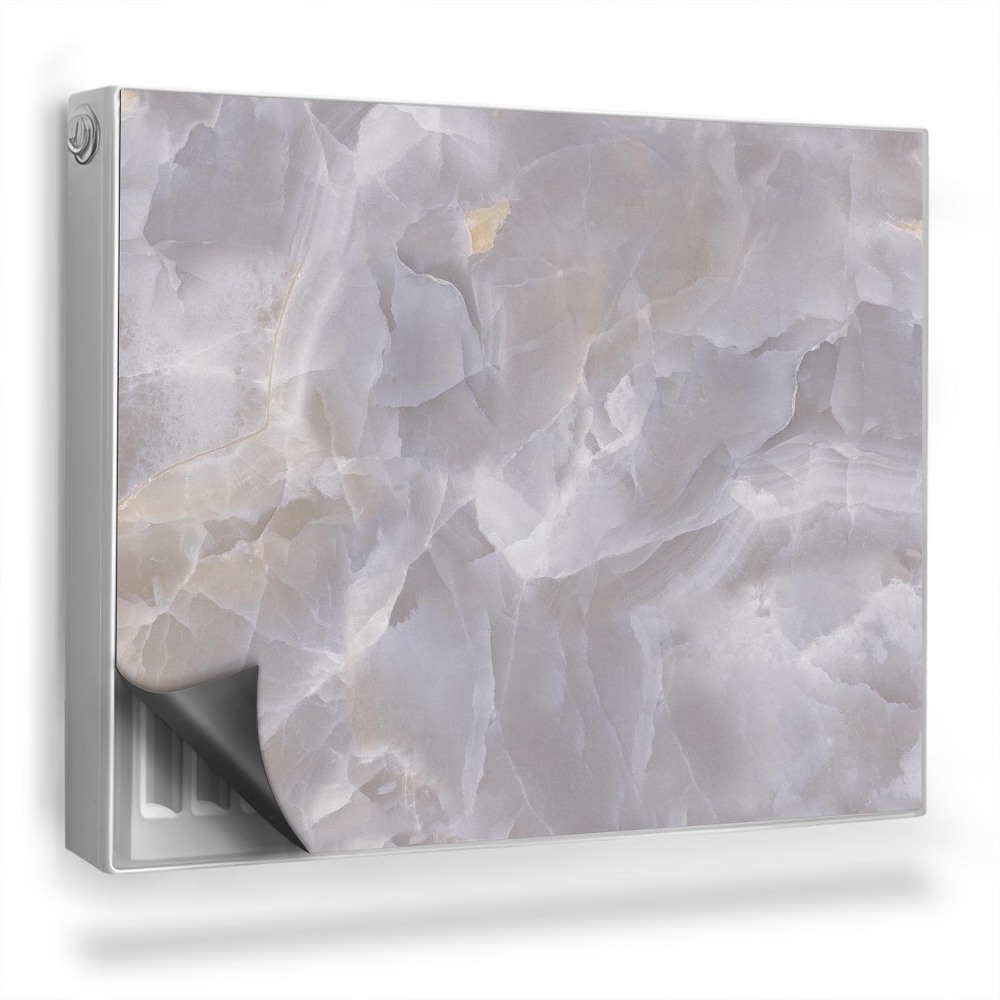 Dekoračný magnetický kryt na radiátor Štýlová mramorová textúra kamennej dosky