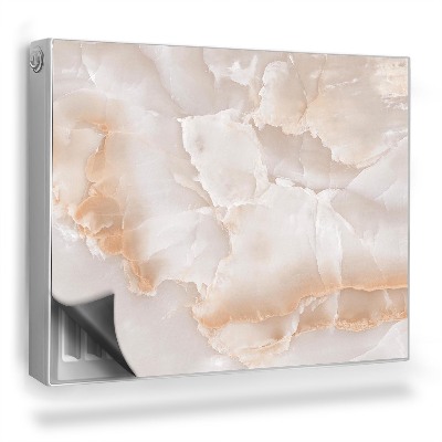 Magnetický kryt na radiátor Mramorová doska, kameň, dekoratívna textúra