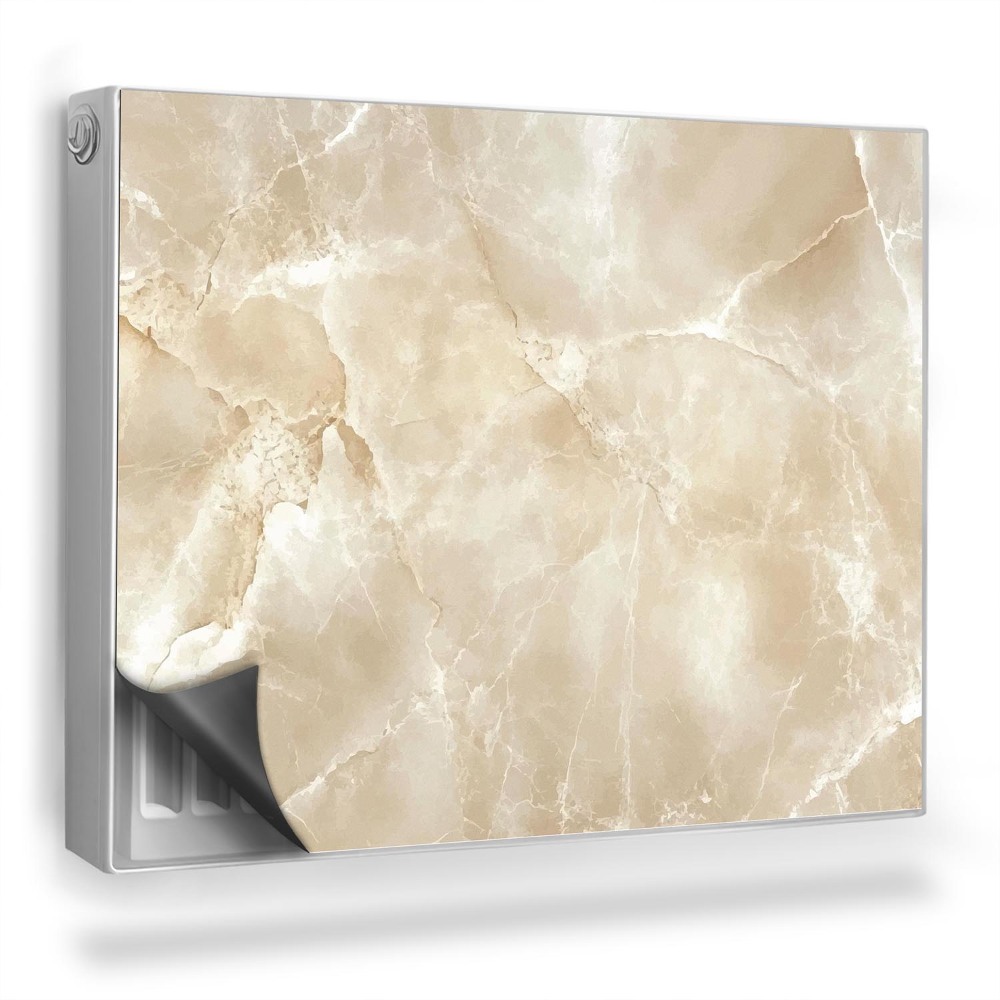 Magnetický kryt na radiátor Dekoratívny kameň s prasknutou kamennou štruktúrou