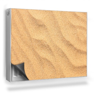 Magnetický kryt na radiátor Svetlý, mierne zvlnený piesok, teplé farby