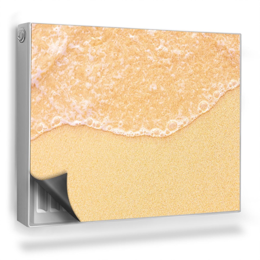 Dekoračný magnet na radiátor Ľahký piesok, priehľadná vodná vlna