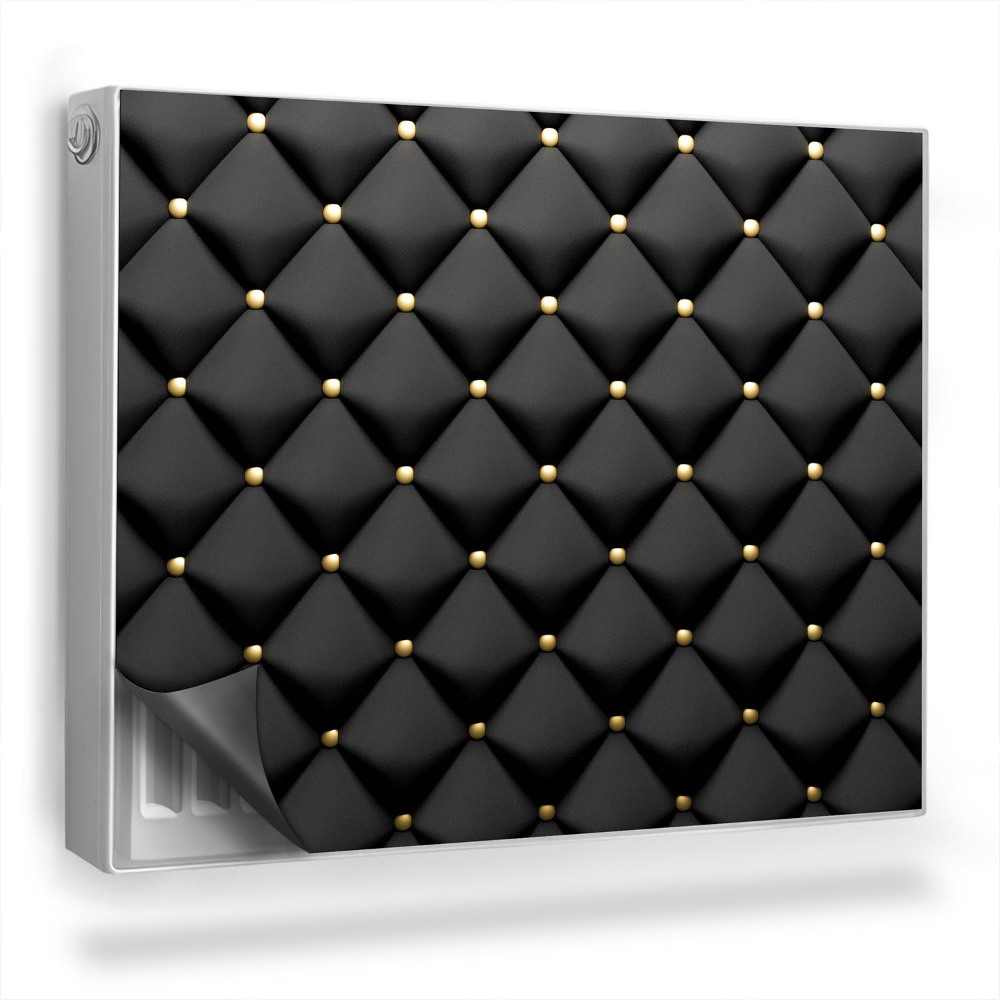 Dekoračný magnetický kryt na radiátor Elegantná prešívaná látka, pôvabná textúra