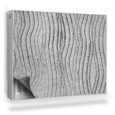 Dekoračný magnetický kryt na radiátor Nepravidelné čiary surovej textúry