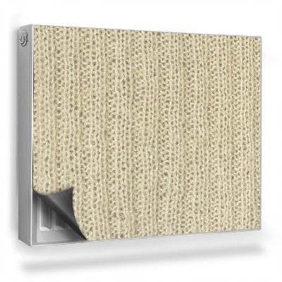 Dekoračný magnet na radiátor Vlnená väzba, svetlé, teplé farby