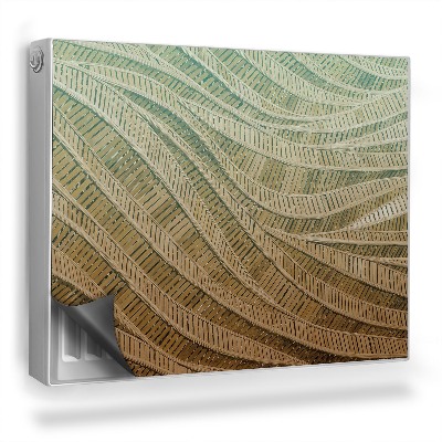 Dekoračný magnet na radiátor Prútený pletený tvar vlny