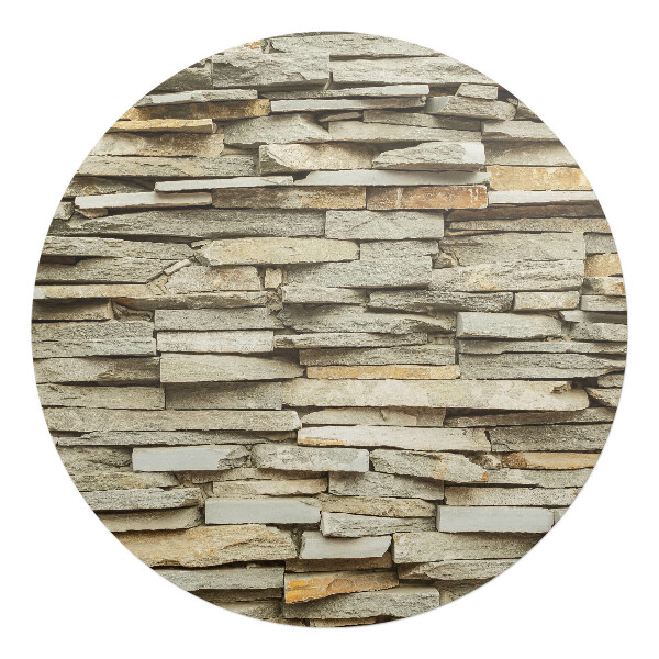 Podložka pod stoličku okrúhla Kamenný múr