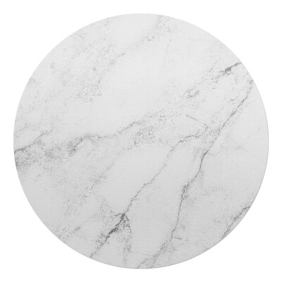 Podložka pod stoličku na kolieskach okrúhla Mramorové žily