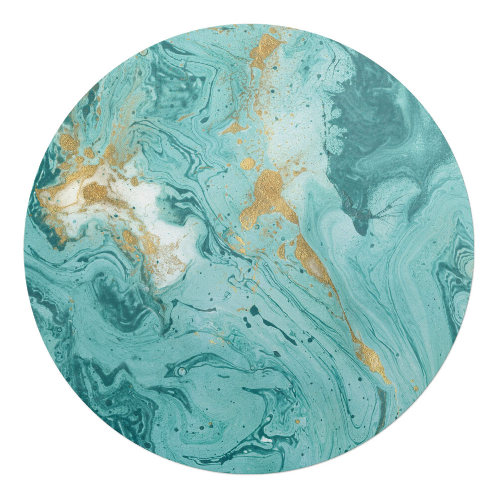 Podložka pod stoličku na kolieskach okrúhla Mramorové S-kvety