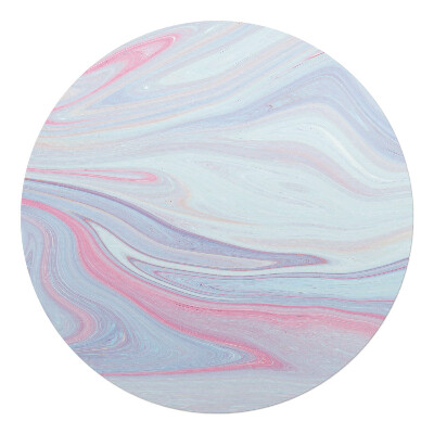 Podložka pod stoličku okrúhla Pastelové vlny