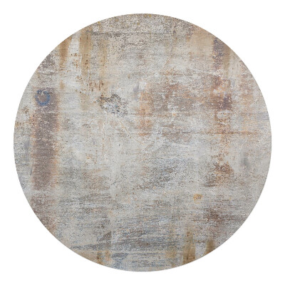Podložka pod kolieskovú stoličku okrúhla Hrdzavá textúra