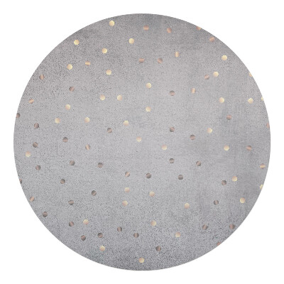 Podložka pod stoličku na kolieskach okrúhla Pastelové bodky pozadia