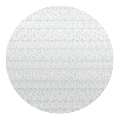 Podložka pod kolieskovú stoličku okrúhla Vlnité retro línie