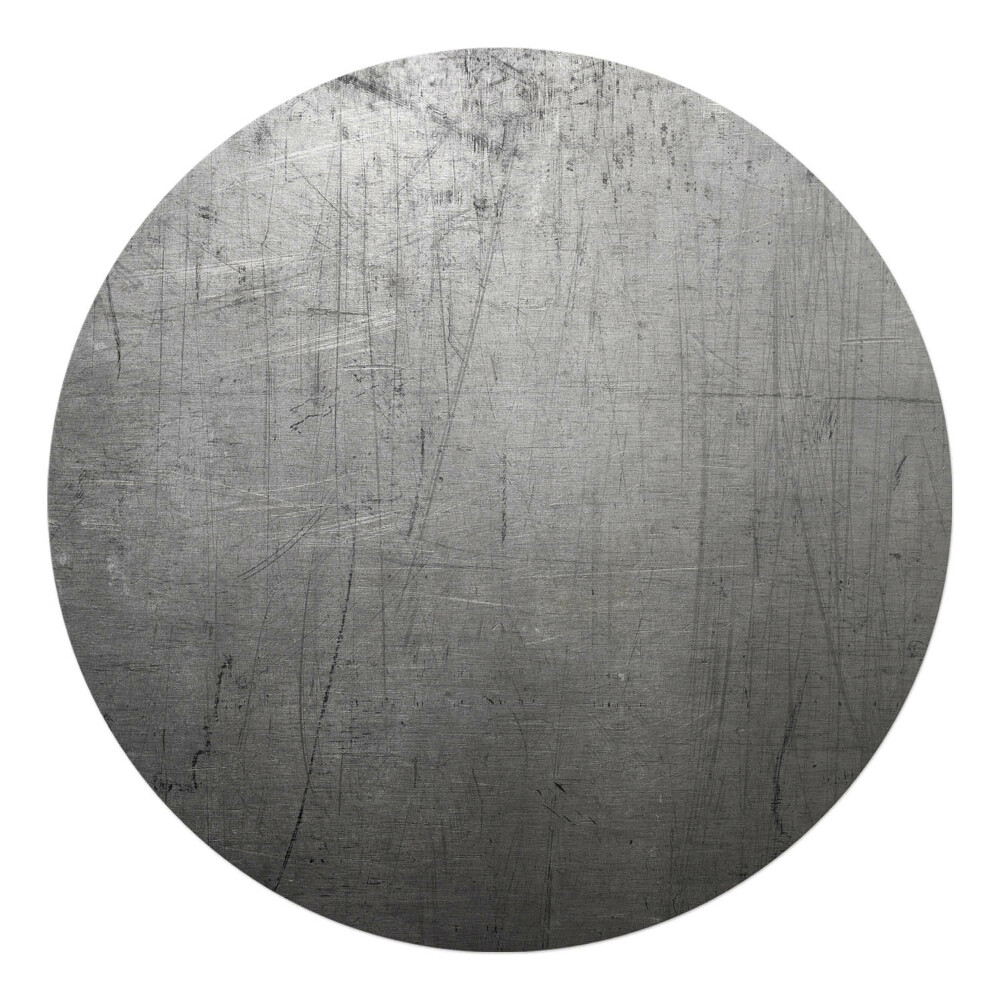 Podložka pod stoličku okrúhla Škrabance na kovoch