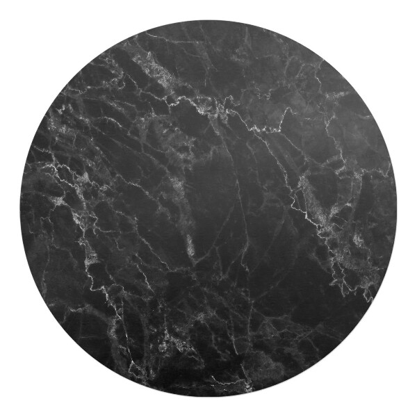 Podložka pod stoličku na kolieskach okrúhla Mramorové žily