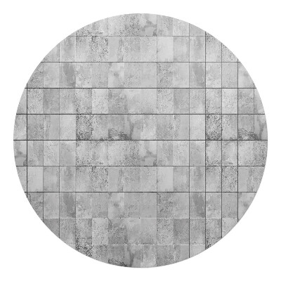 Podložka pod kolieskovú stoličku okrúhla Kamenná mozaika