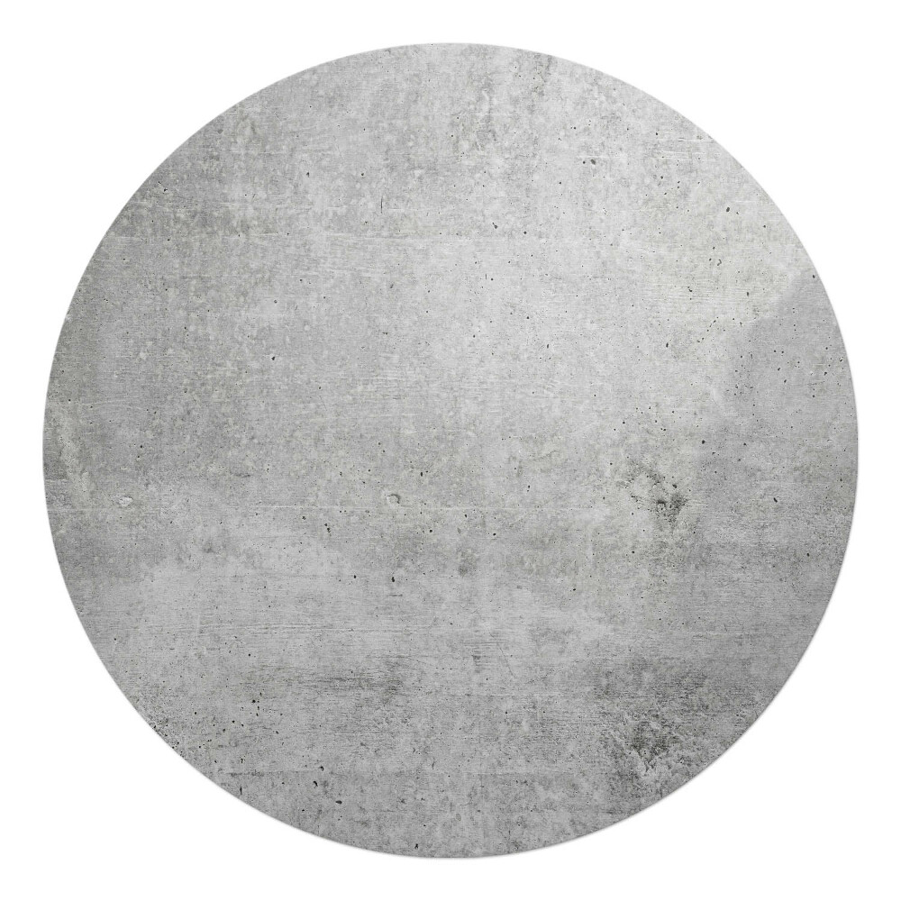 Podložka pod stoličku na kolieskach okrúhla Betónová textúra
