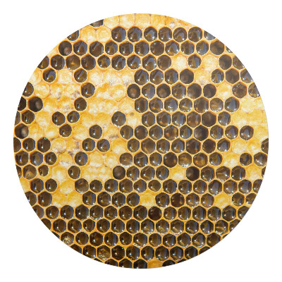 Podložka pod stoličku okrúhla Včelí plást