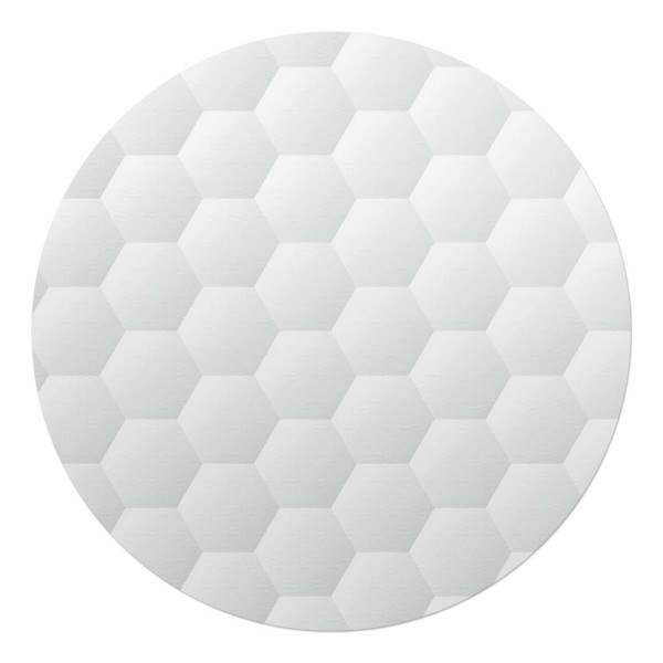 Podložka pod kolieskovú stoličku okrúhla Geometrický 3D vzor