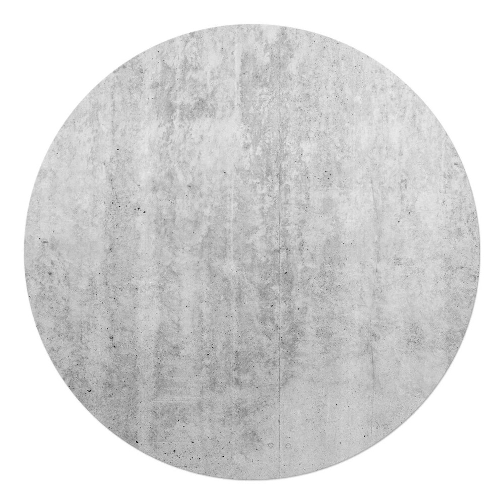 Podložka pod stoličku na kolieskach okrúhla Betónová textúra
