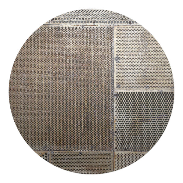 Podložka pod kolieskovú stoličku okrúhla Kovové perforácie