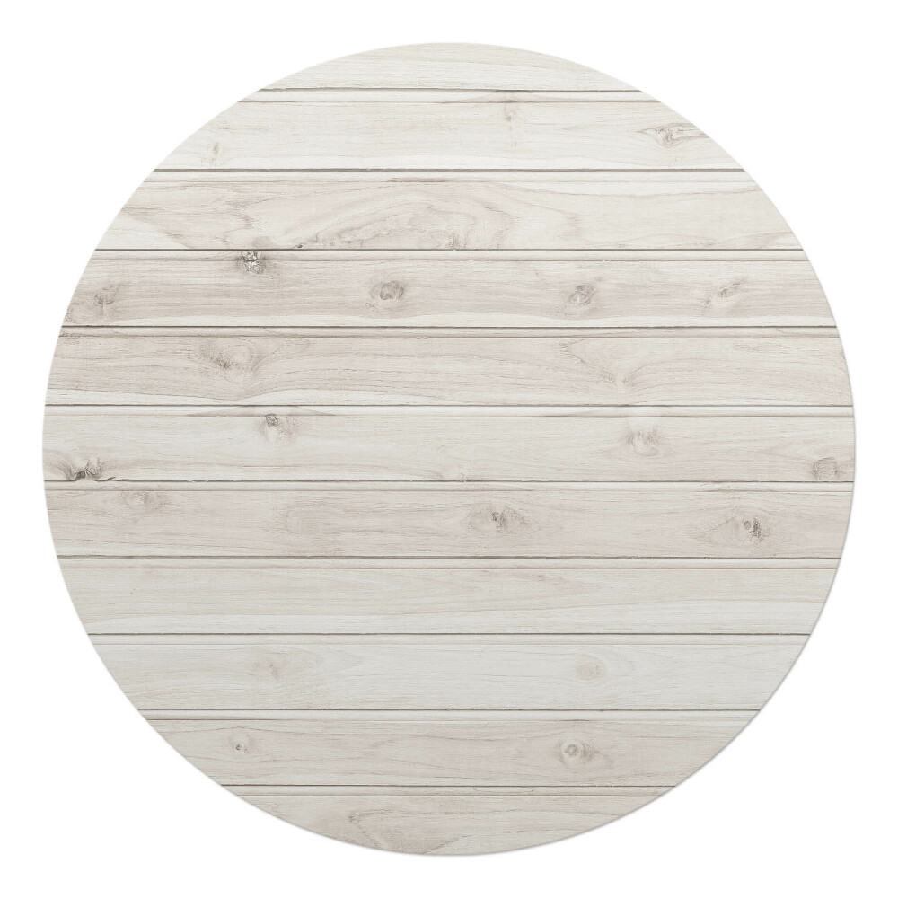 Podložka pod stoličku na kolieskach okrúhla Ľahké drevené dosky