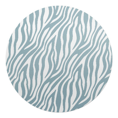 Podložka pod kolieskovú stoličku okrúhla Zebrie pruhy