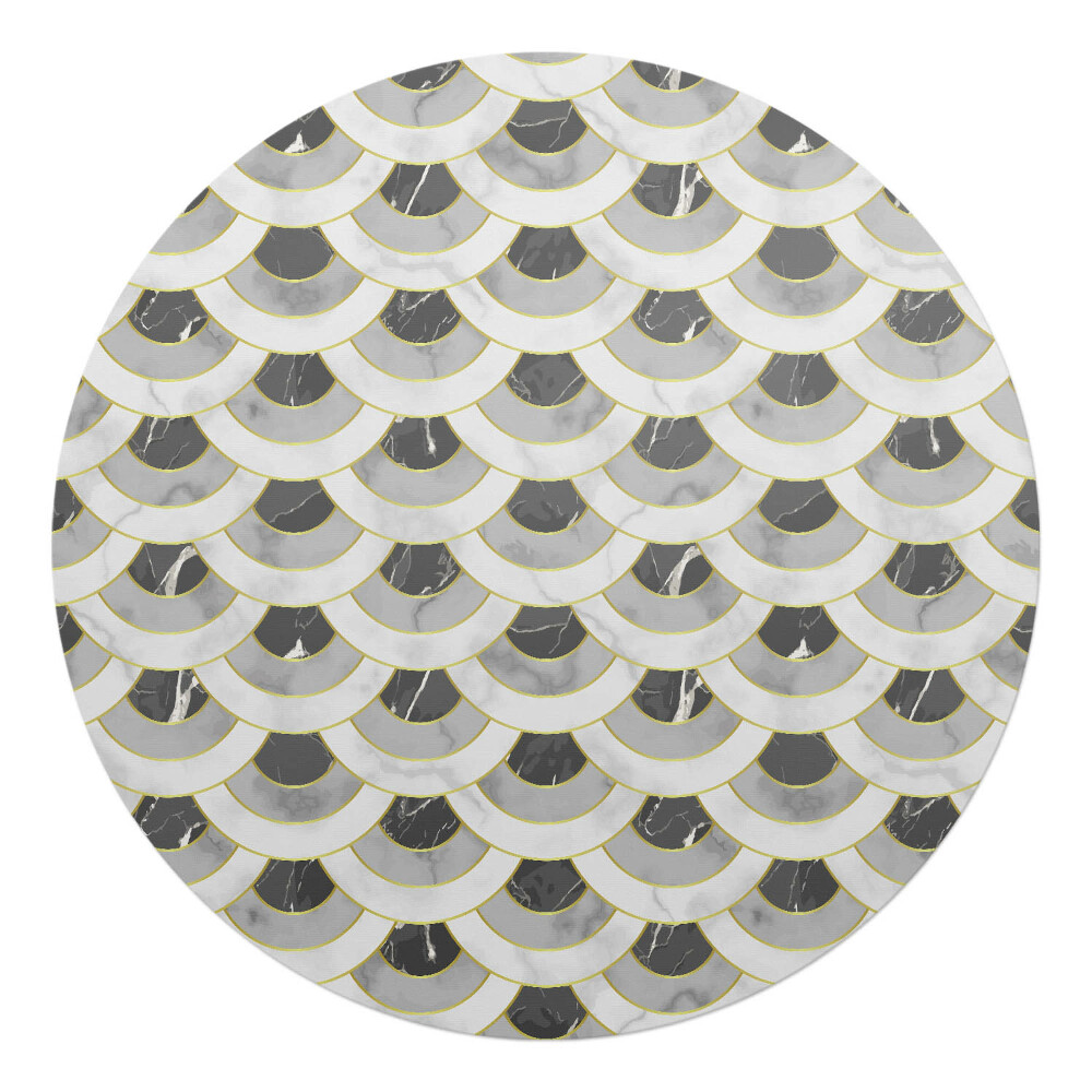 Podložka pod stoličku okrúhla Mramorové váhy