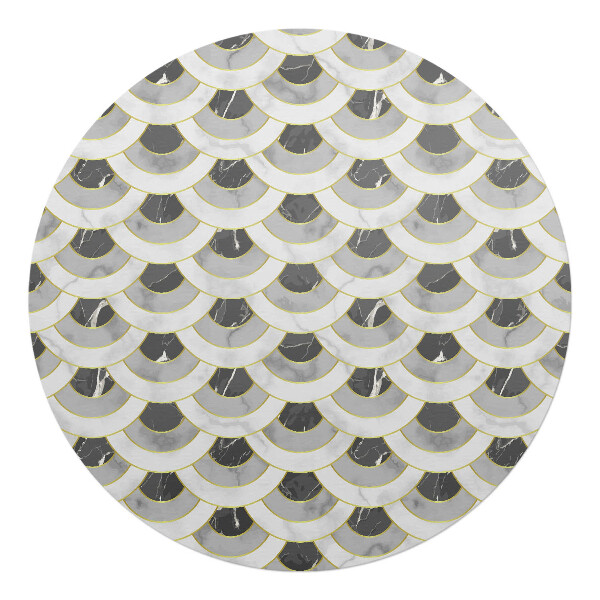 Podložka pod stoličku okrúhla Mramorové váhy