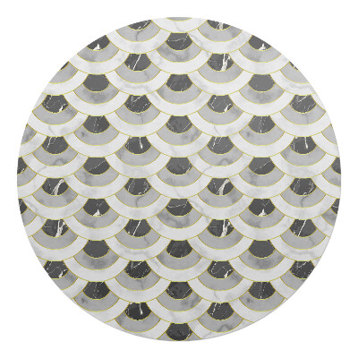 Podložka pod stoličku okrúhla Mramorové váhy