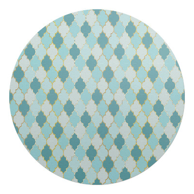 Podložka pod kolieskovú stoličku okrúhla Marocká mozaika
