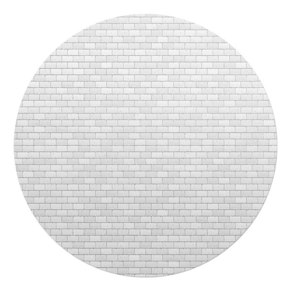 Podložka pod stoličku okrúhla Retro tehlová stena