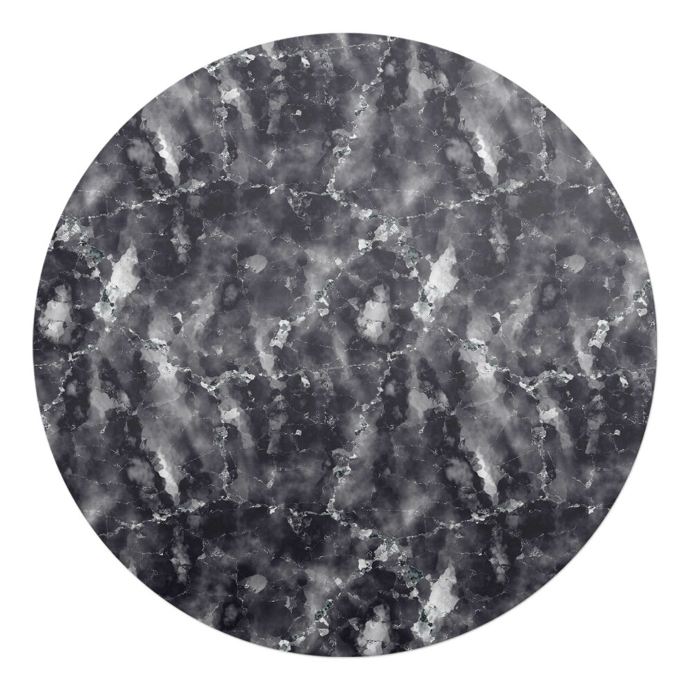 Podložka pod kolieskovú stoličku okrúhla Mramorová abstrakcia