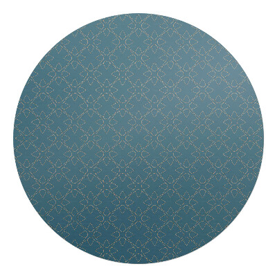 Podložka pod kolieskovú stoličku okrúhla Geometrický ornament