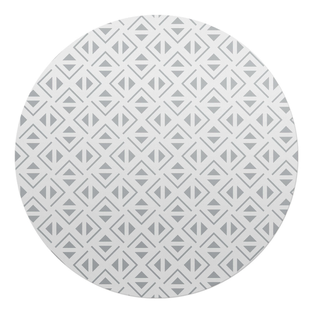 Podložka pod kolieskovú stoličku okrúhla Geometrický vzor