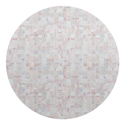 Podložka pod stoličku okrúhla Pastelová mozaika