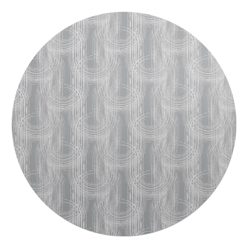 Podložka pod kolieskovú stoličku okrúhla Sústredné čiary