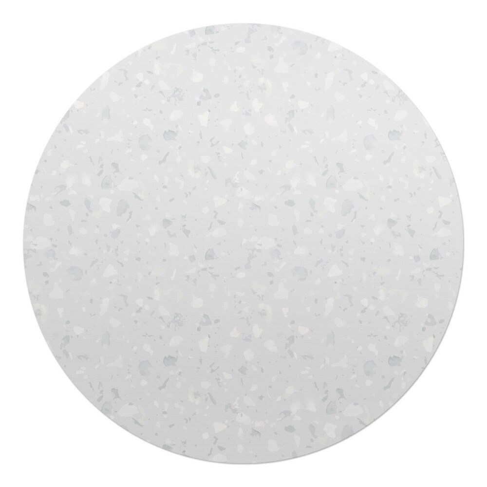 Podložka pod kolieskovú stoličku okrúhla Terazzo pastel