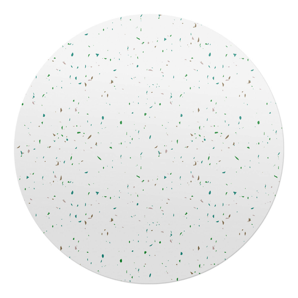 Podložka pod stoličku okrúhla Minimalistické bodky