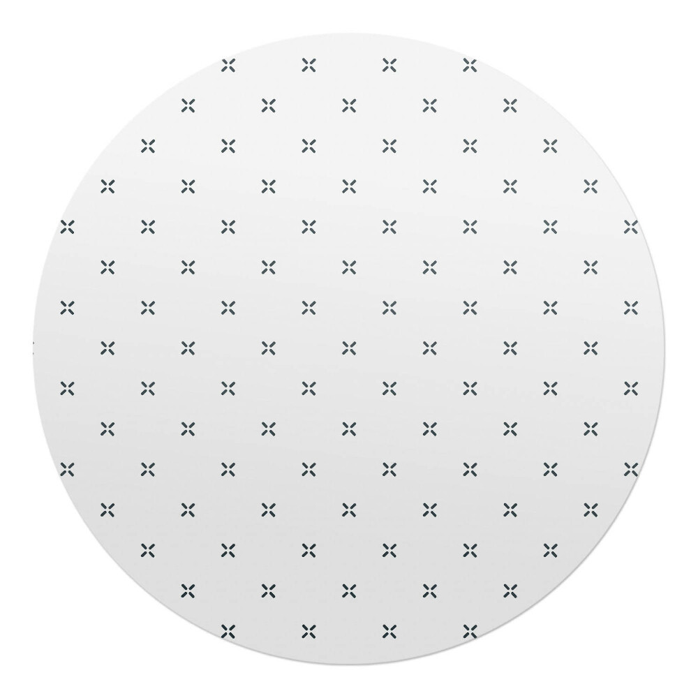 Podložka pod stoličku okrúhla Kockované bodky