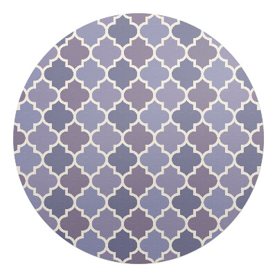 Podložka pod stoličku na kolieskach okrúhla Marocký ďatelina